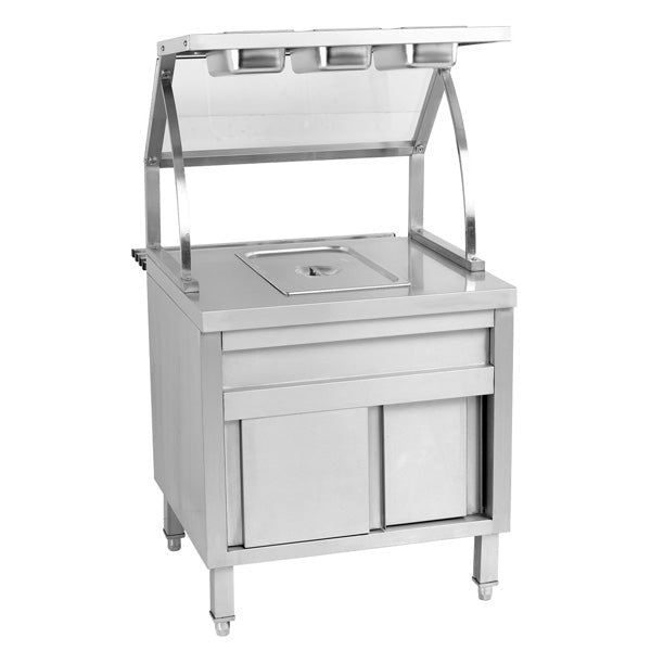 BS1A Single Pan Ambient Bain Marie Cabinet - Whisk Hospitality - BS1A