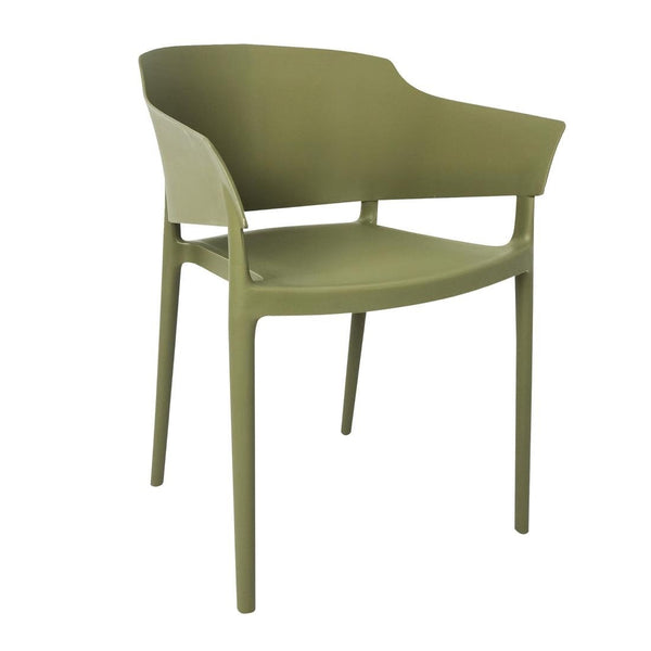 Bolero Lorenzo Cafe Chairs Green Tea (Pack 2) DX971 - Whisk Hospitality - DX971