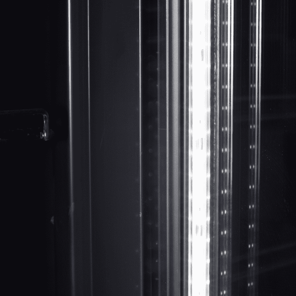 Bromic Upright Display Fridge - 1126L - 2 Door - Flat Glass - Black - Whisk Hospitality - GM1100B-NR