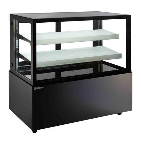 Novara 120 410L Floor Standing Refrigerated Display - Black - Whisk Hospitality - Novara-120-BLK