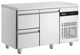 Inomak Under Bar Fridge 1 Door 2 Drawers UBD2000 - Whisk Hospitality - UBD2000