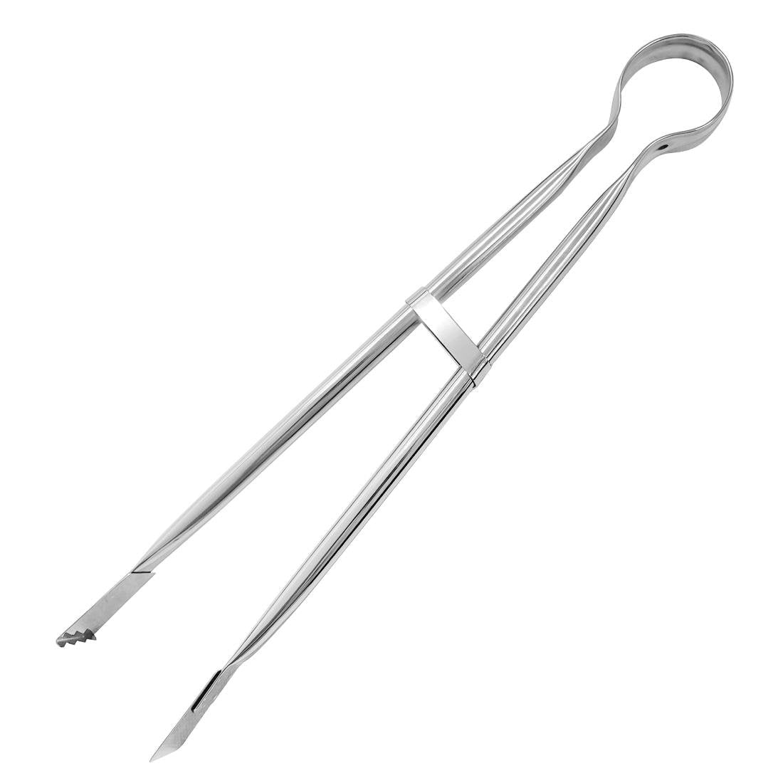 Vogue Steak Tongs St/St - 530mm 21" J615 - Whisk Hospitality - J615