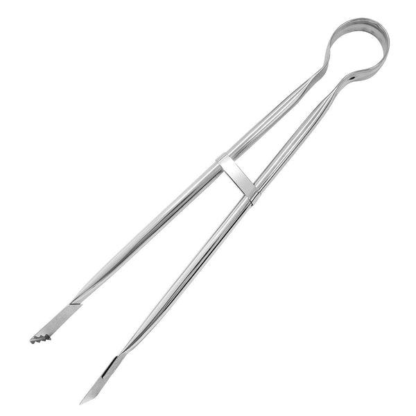 Vogue Steak Tongs St/St - 530mm 21" J615 - Whisk Hospitality - J615