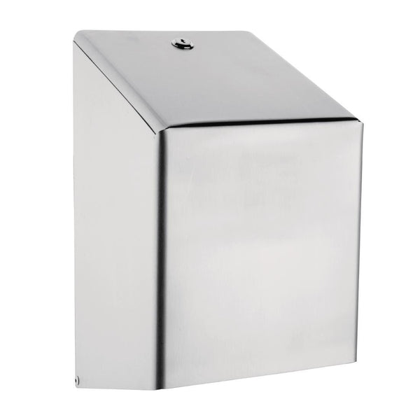 Jantex Stainless Steel Centre Feed Dispenser Satin Finish St/St 304 GJ030 - Whisk Hospitality - GJ030