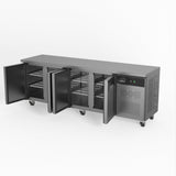 AG Commercial Four Door Worktop / Under Bench Fridge 600mm Depth SLX4100TN - Whisk Hospitality - SLX4100TN