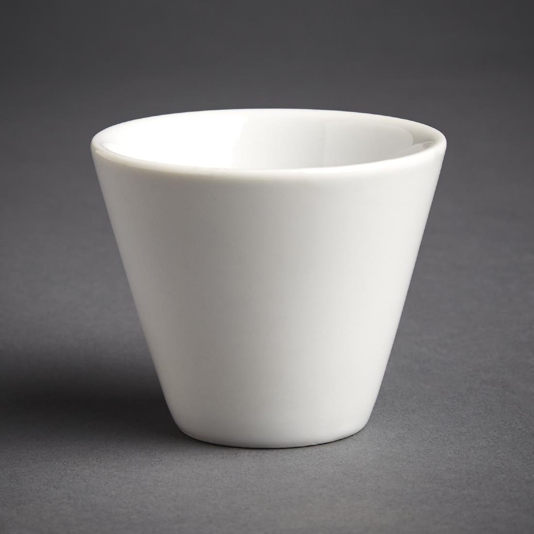 Olympia Whiteware Conical Ramekin 70mm 2 3/4" (Box 12) CM164 - Whisk Hospitality - CM164