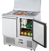 Atosa 2 DOORS SLIDING LID SALADETTE FRIDGE SIZE 900 MM ESL3800 - Whisk Hospitality - ESL3800