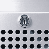 Bromic Upright Display Fridge - 1082L - 2 Door - Flat Glass - Lightbox - Silver - Whisk Hospitality - GM1100LS-NR