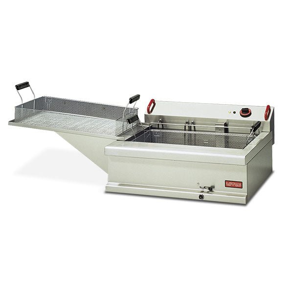 LOTUS 24L Large Pan Electric Pastry Fryer Bench Model - Whisk Hospitality - FPE 25