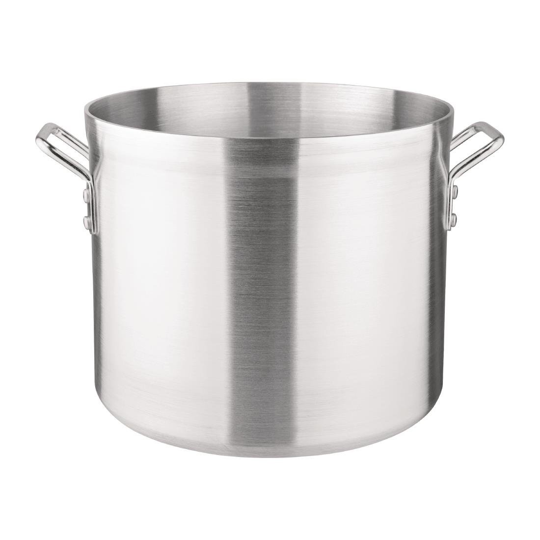 Vogue Deep Boiling Pot Aluminium - 330mm 22 5/8Ltr 766fl oz S351 - Whisk Hospitality - S351