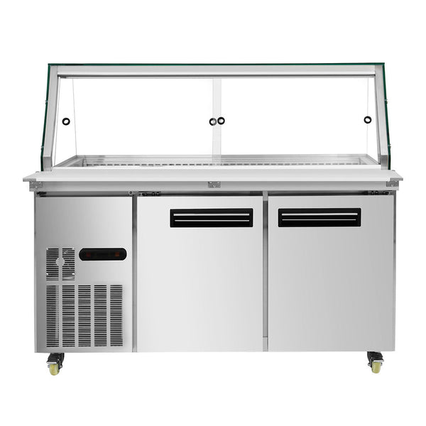 Thermaster Cold Salad & Noodle Bar 4x1/1 GN Pans PG150FA - XG - Whisk Hospitality - PG150FA-XG