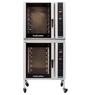 Turbofan E35D6 302C Full Size Digital Electric Convection Ovens Castor Base Stand Double 0 - Whisk Hospitality - E35D6-30/2C