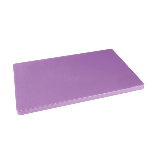 Hygiplas Extra Thick Low Density Chopping Board Purple - 300x450x20mm FX107 - Whisk Hospitality - FX107