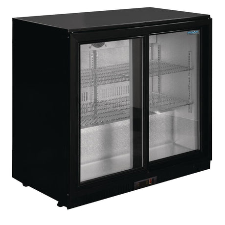 Polar G - Series Back Bar Cooler with Sliding Doors 198Ltr GL010 - A - Whisk Hospitality - GL010-A