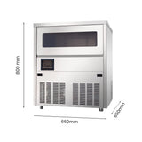 Blizzard Under Bench Ice Maker Air Cooled - SN - 81B - Whisk Hospitality - SN-81B