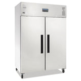 Polar G - Series Gastro Upright Fridge 2 Door St/St - 1200Ltr 42.4cuft Ventilated DL895 - A - Whisk Hospitality - DL895-A