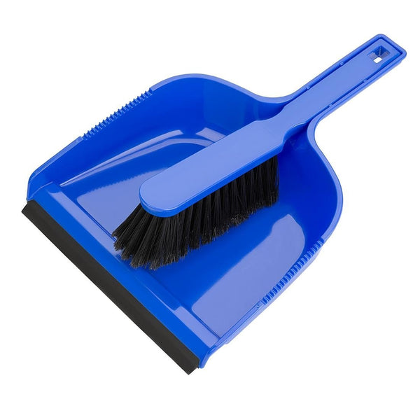 Jantex Dustpan & Brush Set Blue HZ843 - Whisk Hospitality - HZ843