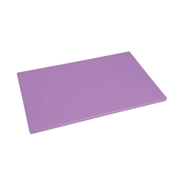 Hygiplas Antibacterial Low Density Chopping Board Purple - 450x300x10mm FX110 - Whisk Hospitality - FX110