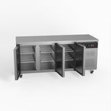 AG Commercial Three Door Worktop / Under Bench Freezer 700mm Depth GNX3100BT - Whisk Hospitality - GNX3100BT