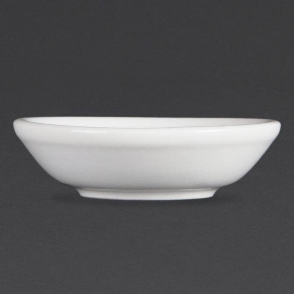 Olympia Whiteware Soy Dish - 7cm 2 3/4" (Box 12) C320 - Whisk Hospitality - C320