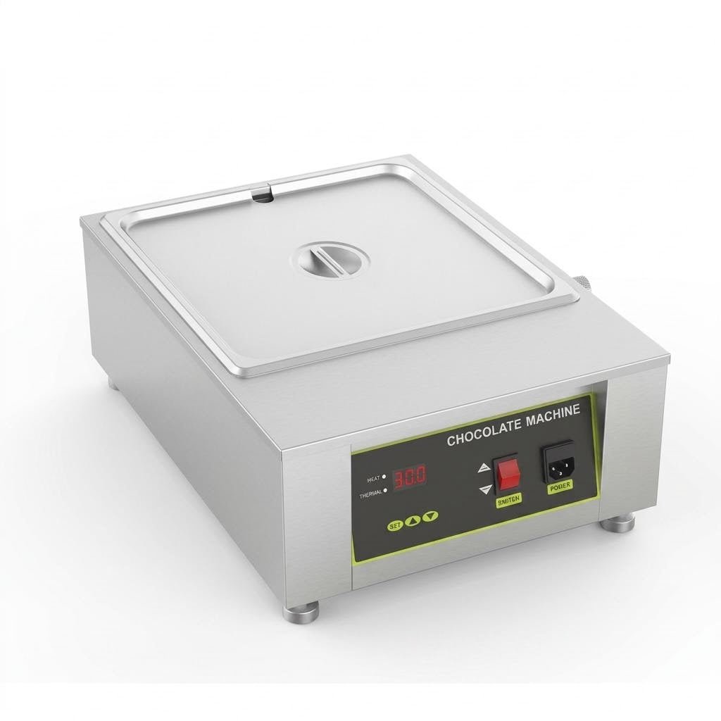 Electric Chocolate Tempering Machine - 1 Grid - 485*360*180mm - Whisk Hospitality - 623551