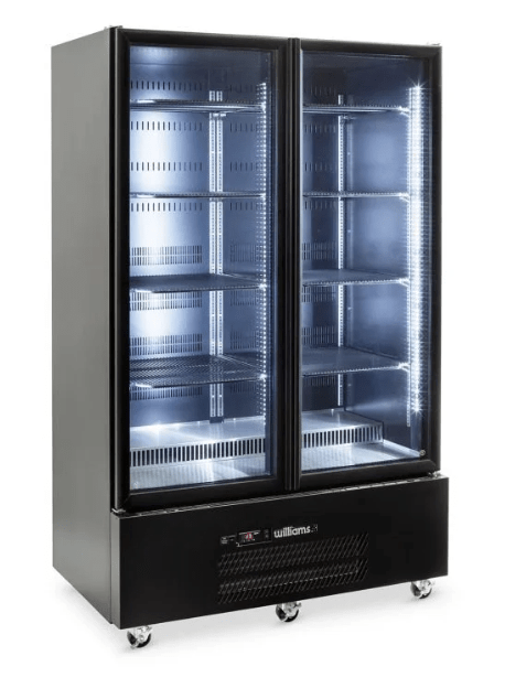 Williams 900LTHQS2GB 2 Glass Door Upright Fridge - Whisk Hospitality - 3PA-2300-ZZ4613676