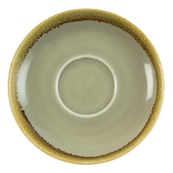 Olympia Kiln Moss Saucer (For GP480) - 160mm (Box 6) GP481 - Whisk Hospitality - GP481