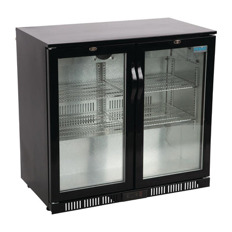 Polar G - Series Back Bar Cooler with Hinged Doors 198Ltr GL012 - A - Whisk Hospitality - GL012-A
