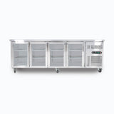 Bromic Under Bench Display Fridge - 553L - 4 Doors - Glass - Whisk Hospitality - UBC2230GD-NR