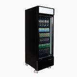 Bromic Upright Display Fridge 546L - 1 Door - Flat Glass - Lightbox UC0550GDL - NR - Whisk Hospitality - UC0550GDL-NR