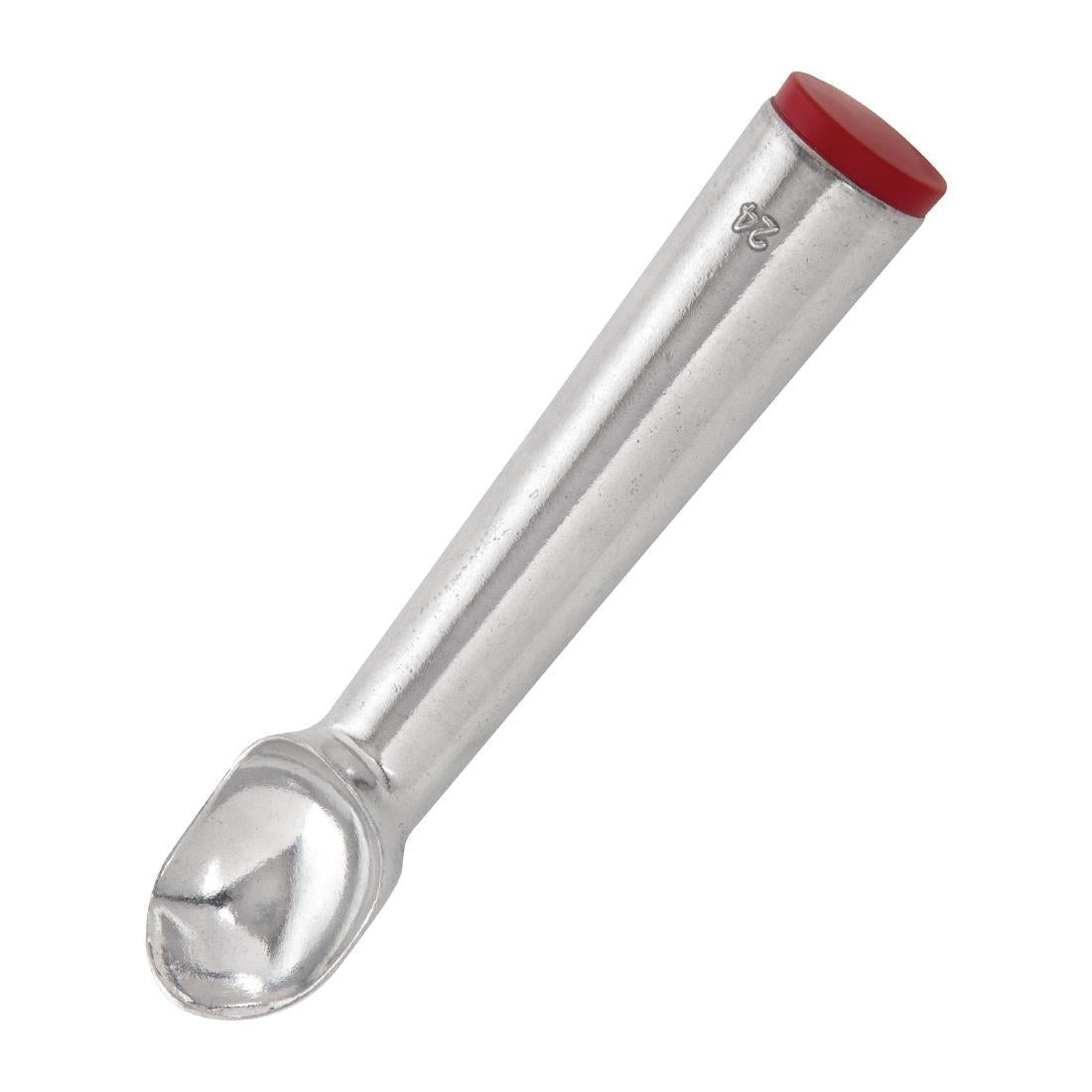 Vogue Ice Cream Dipper Red - 1 1/2fl oz (Size 24) GJ542 - Whisk Hospitality - GJ542