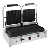 Apuro Bistro Contact Grill - Double (Ribbed/Ribbed) CU604 - A - Whisk Hospitality - CU604-A