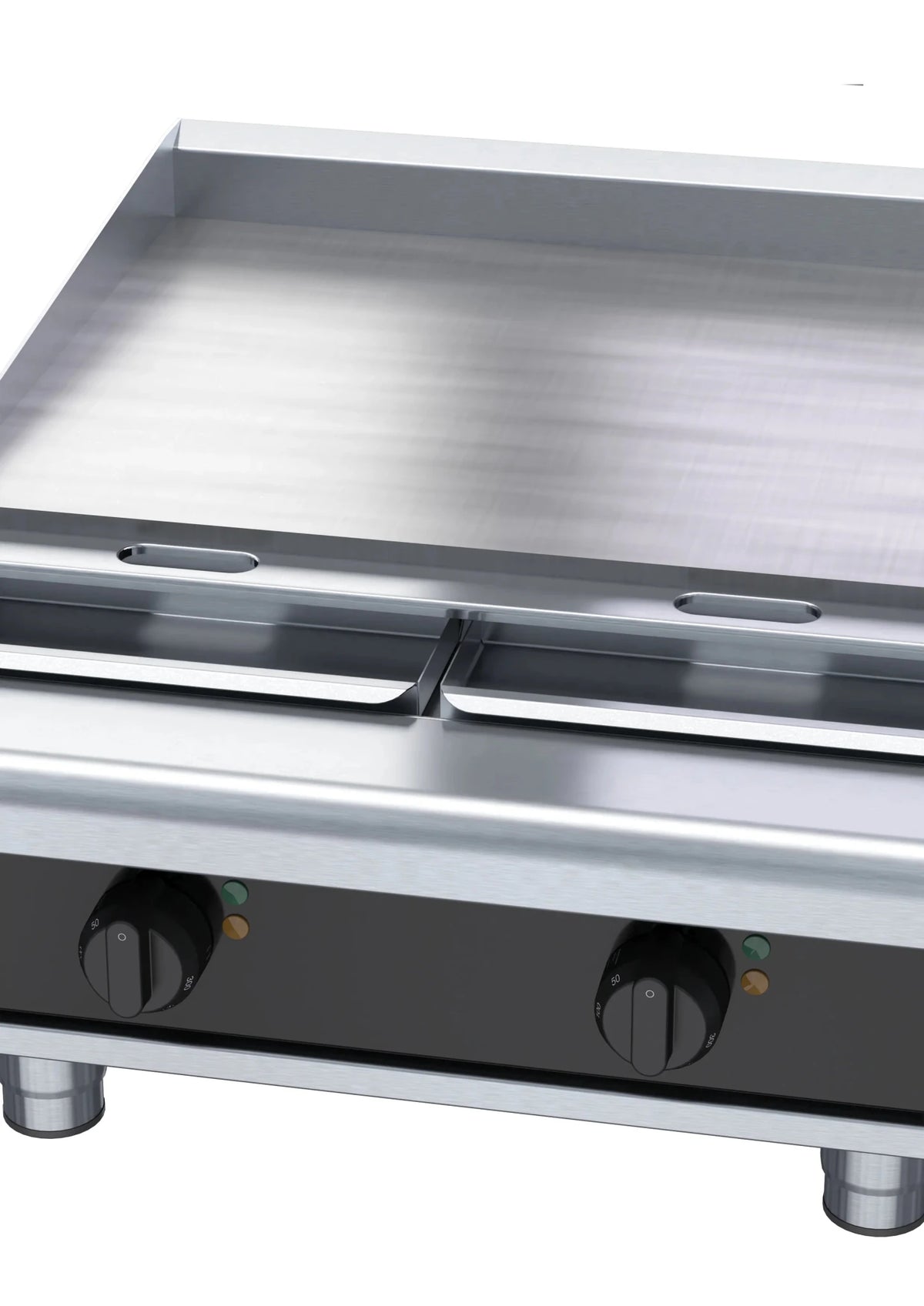 Waldorf Bold Rnlb8406E B 600Mm Electric Cooktop Low Back Version Bench Model - Whisk Hospitality - RNLB8406E-B