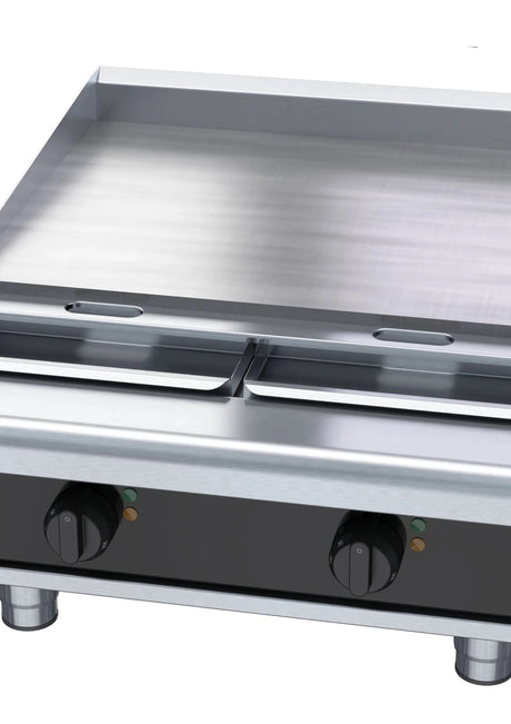 Waldorf Bold Rnlb8406E B 600Mm Electric Cooktop Low Back Version Bench Model - Whisk Hospitality - RNLB8406E-B