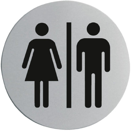 Vogue Ladies/Gentlemen S/A Door Sign St/St U058 - Whisk Hospitality - U058