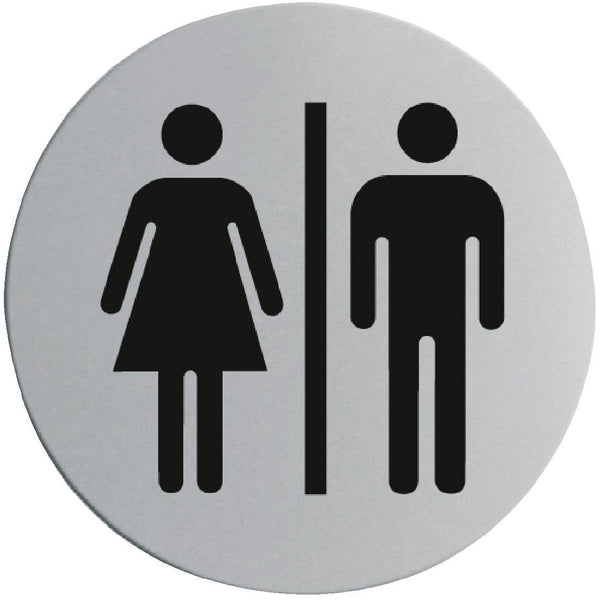 Vogue Ladies/Gentlemen S/A Door Sign St/St U058 - Whisk Hospitality - U058