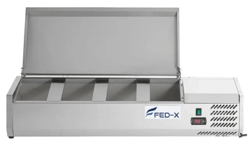 FED-X XVRX1200/380 Countertop Salad Fridge - Whisk Hospitality - 3PA-7688-FED-XVRX1200/380