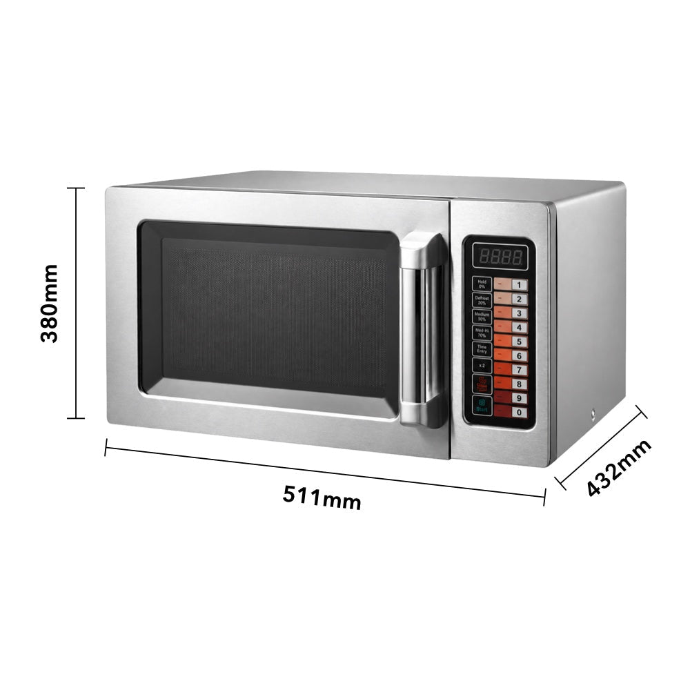 Benchstar Stainless Steel Microwave Oven - MD-1000L - Whisk Hospitality - MD-1000L
