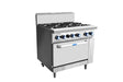 Cookrite 6 BURNERS WITH OVEN LPG AT80G6B - O - LPG - Whisk Hospitality - AT80G6B-O-LPG