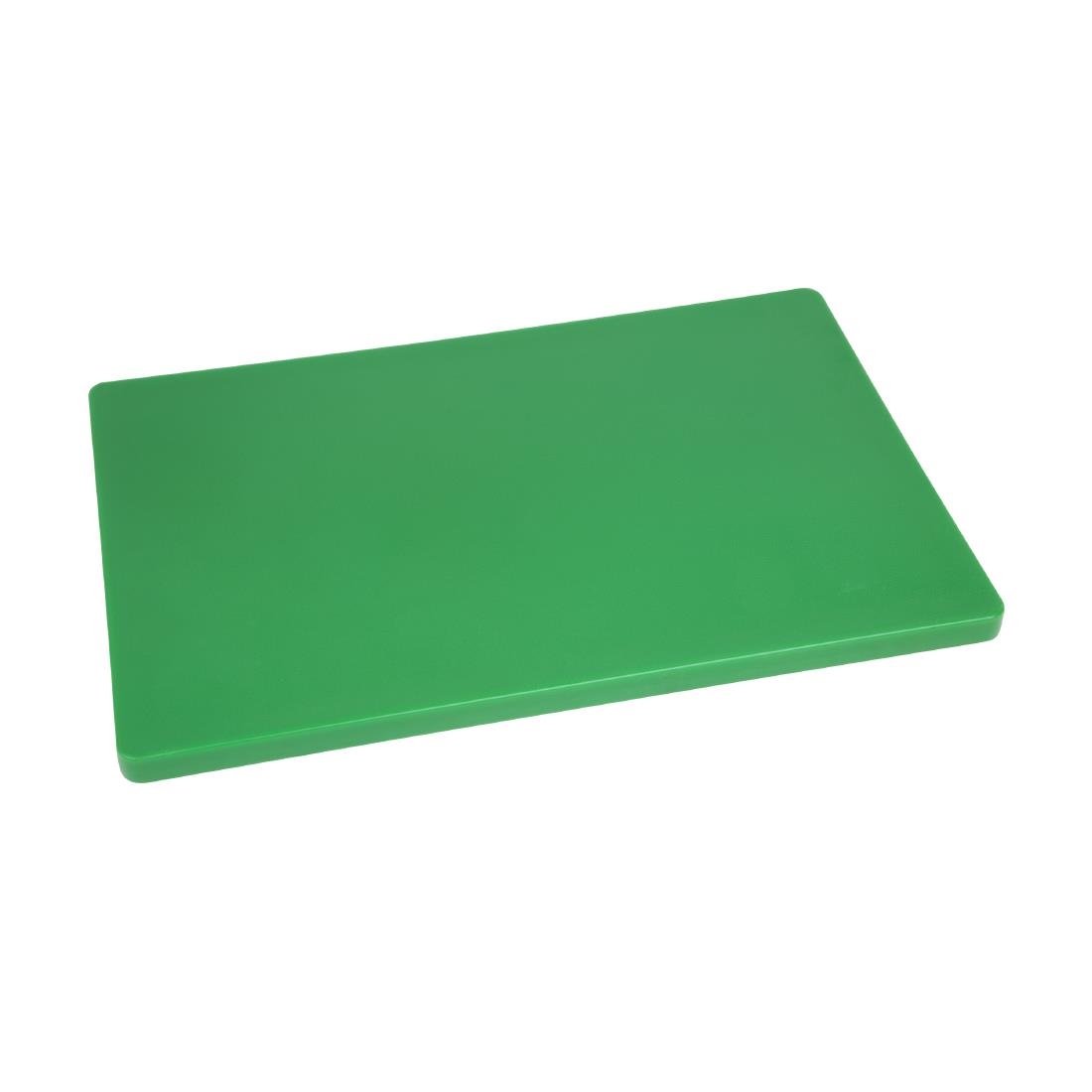 Hygiplas Extra Thick Low Density Chopping Board Green - 450x300x20mm DM006 - Whisk Hospitality - DM006
