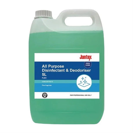 Jantex Multi Purpose Disinfectant & Deodoriser Concentrate 5Ltr - FL851 - Whisk Hospitality - FL851