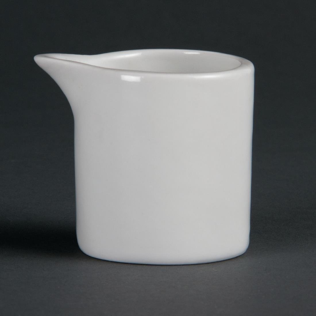 Olympia Whiteware Milk/Cream Jug - 50x55mm 2oz (Box 6) CB704 - Whisk Hospitality - CB704