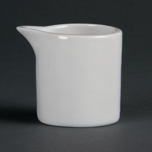 Olympia Whiteware Milk/Cream Jug - 50x55mm 2oz (Box 6) CB704 - Whisk Hospitality - CB704