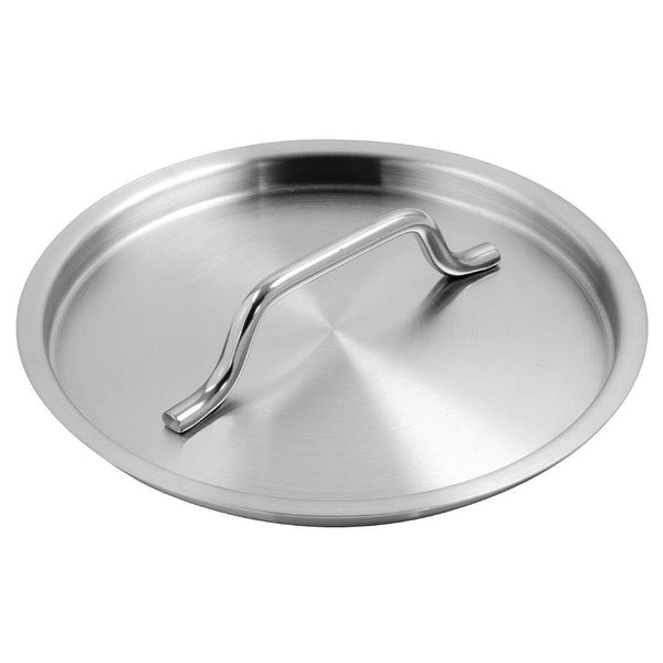 Vogue Lid St/St - 140mm 5 1/2" M927 - Whisk Hospitality - M927