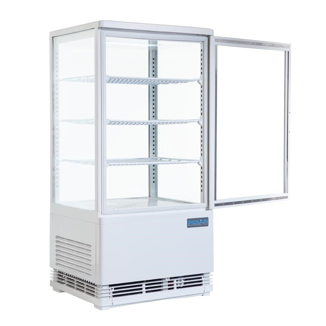 Polar C - Series Energy Efficient Display Fridge White - 68Ltr CX578 - A - Whisk Hospitality - CX578-A