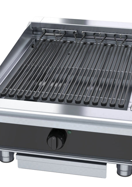 Waldorf Bold Chlb8600Ed B 600Mm Electric Chargrill Low Back Version Bench Model - Whisk Hospitality - CHLB8600ED-B