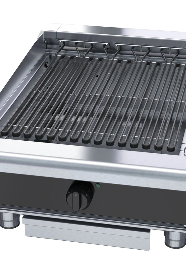 Waldorf Bold Chlb8600Ed B 600Mm Electric Chargrill Low Back Version Bench Model - Whisk Hospitality - CHLB8600ED-B