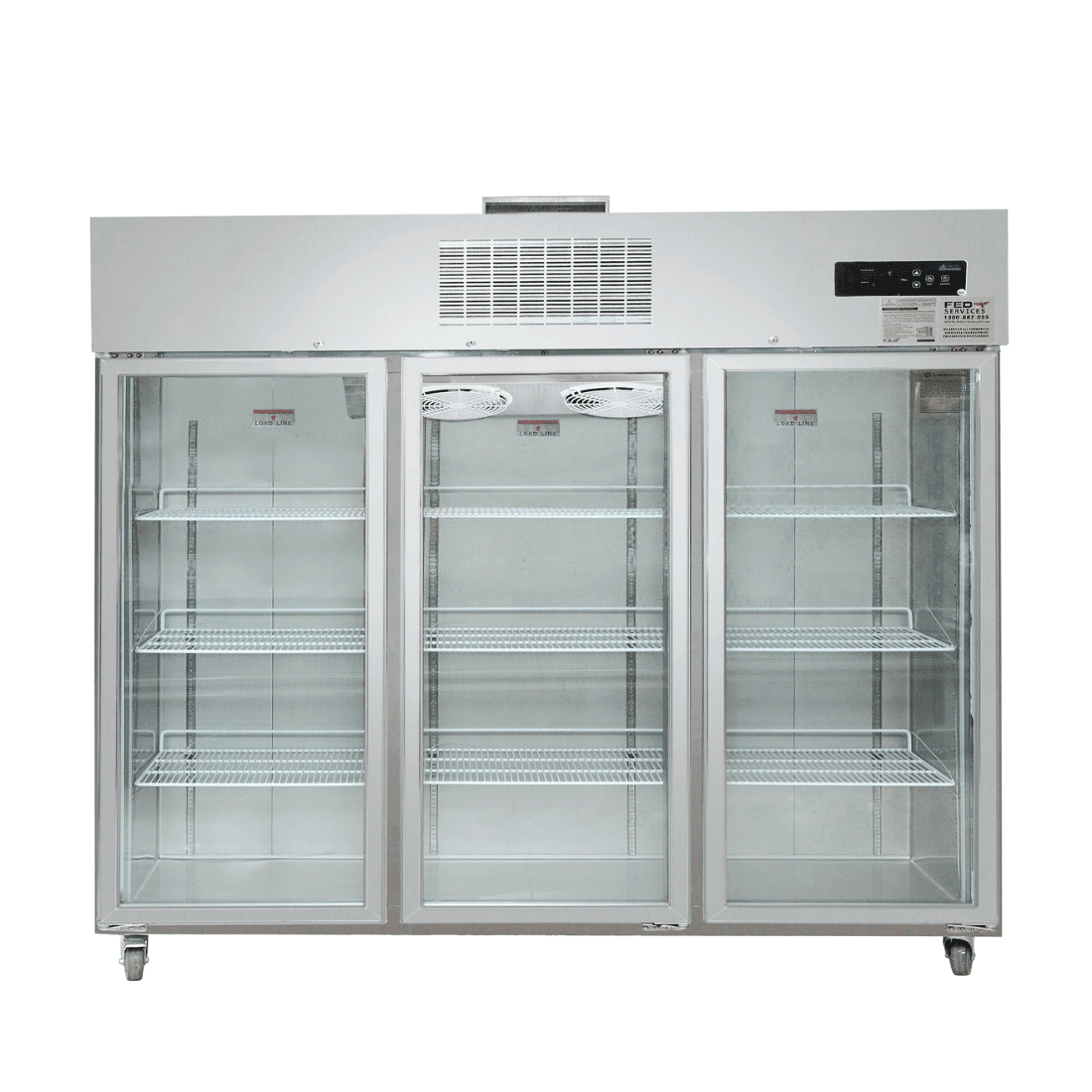 Thermaster Three Door Upright Display Freezer - SUFG1500 - Whisk Hospitality - SUFG1500