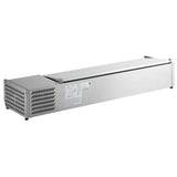 FED - X Salad Bench with Stainless Steel Lid - XVRX1500/380S - Whisk Hospitality - XVRX1500/380S