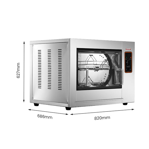 Benchstar Compact Heavy Duty Basket Rotisserie Fits 8-12 Birds YXD-266E - Whisk Hospitality - YXD-266E